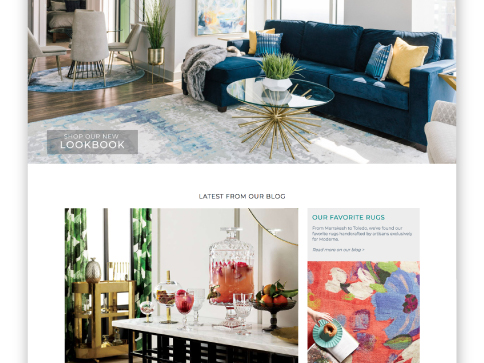 Moderne Website